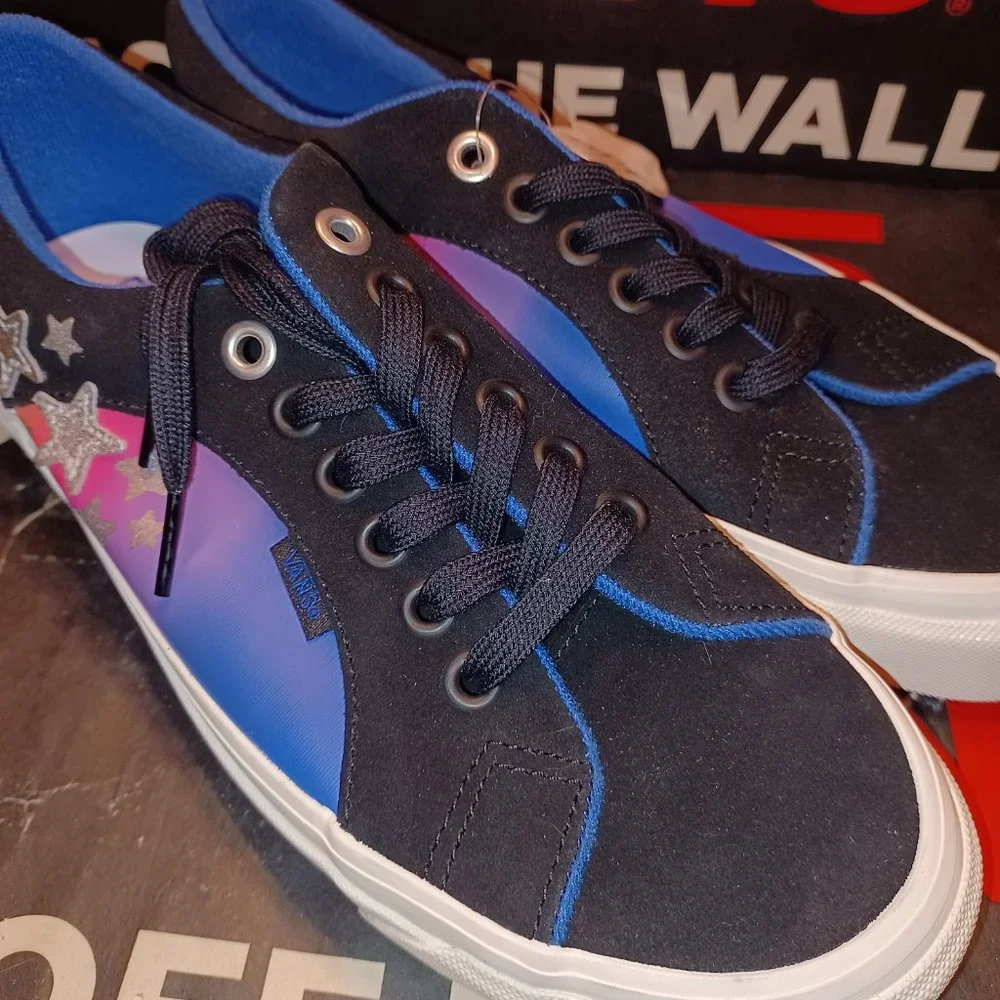 VANS Men's 8.5/Women's 10 Lampin 86 DX x Anaheim Factory Black moon stars Galaxy